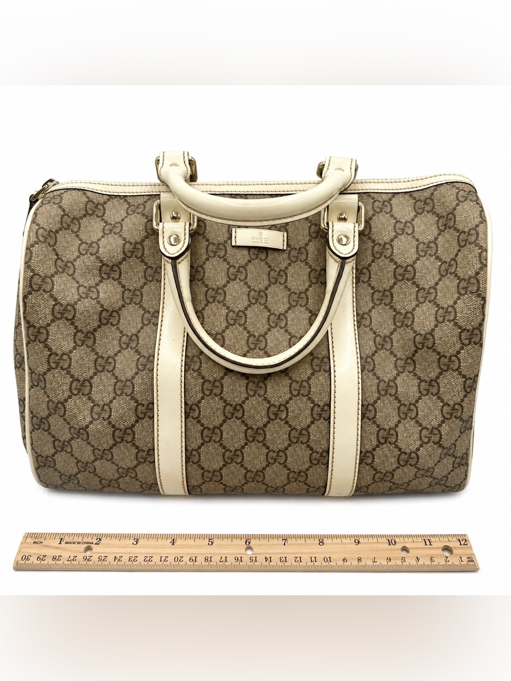 Gucci GG Supreme Joy Medium Boston Bag